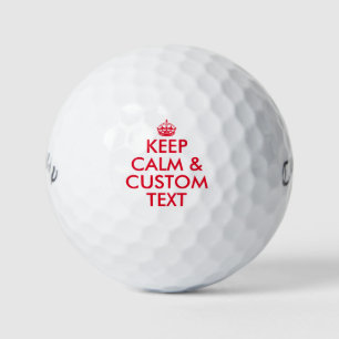 Pelotas De Golf Personalizado Mantener tranquilo Callaway juego de