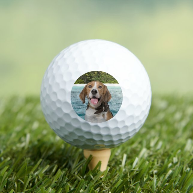 Pelotas De Golf Personalizado Mascota Foto Perro Foto Moderna Bole (Camiseta in situ)