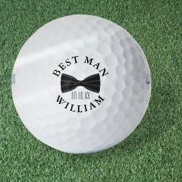 Pelotas De Golf Personalizado Mejor Hombre Boda Groomsman