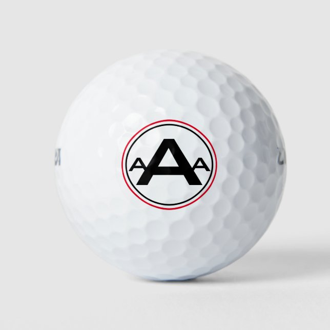 Pelotas De Golf personalizado MONOGRAM (Anverso)