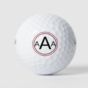 Pelotas De Golf personalizado MONOGRAM Doble anillo WILSON 500 pel