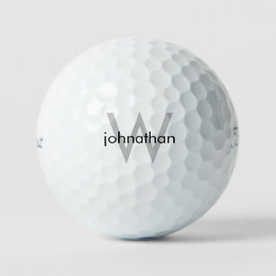 Pelotas De Golf Personalizado Nombre Monograma Titular Pro VI