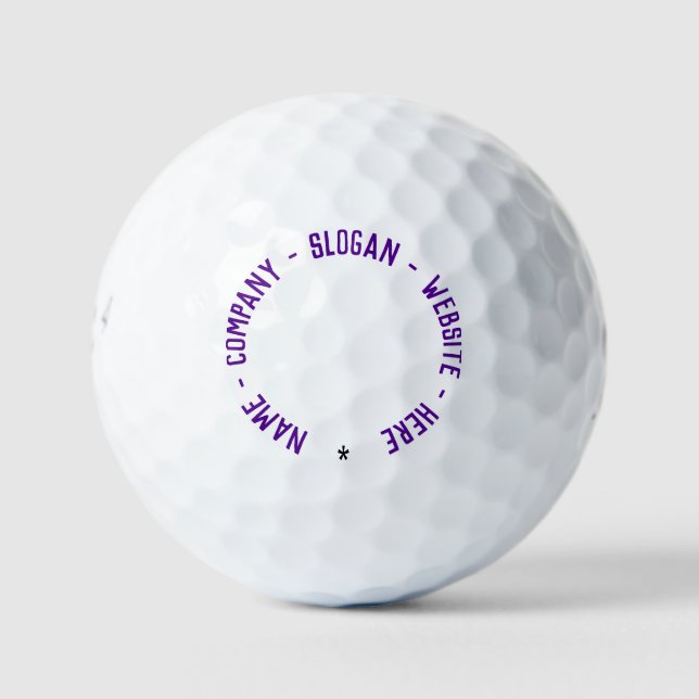 Pelotas De Golf Personalizado personalizado Envía tus estampillas  (Anverso)