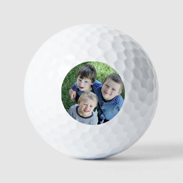 Pelotas De Golf Personalizado Photo Golf Balls (Anverso)
