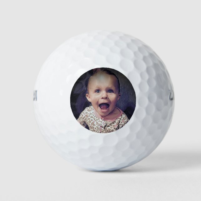 Pelotas De Golf Personalizado Photo Golf Balls (Anverso)