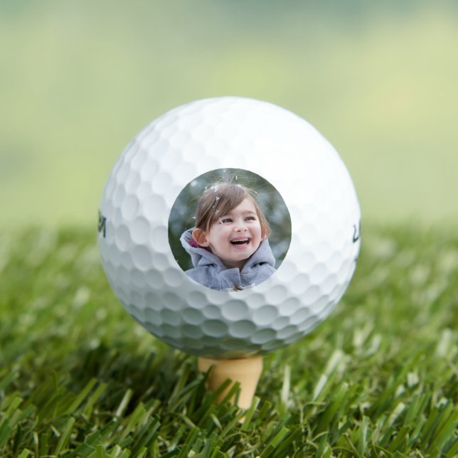 Pelotas De Golf Personalizado Photo Keepsake (Camiseta in situ)