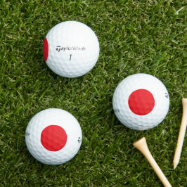 Pelotas De Golf Personalizado Red Taylor Made TP5 Golf Balls