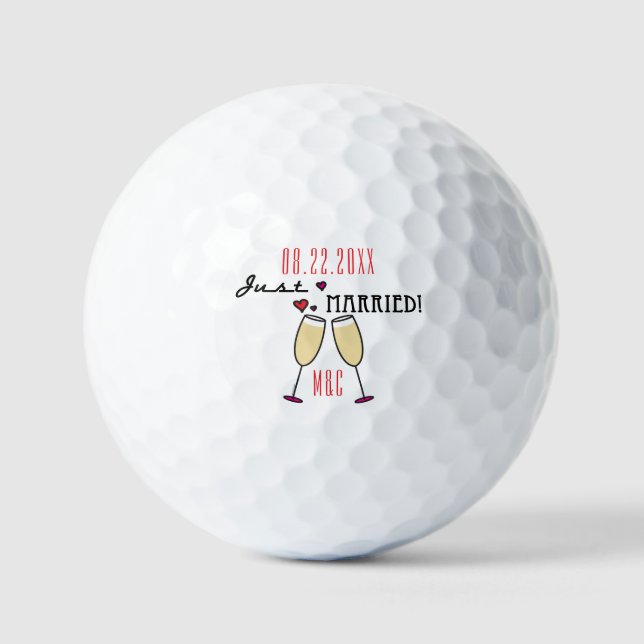 Pelotas De Golf Personalizado solo casado