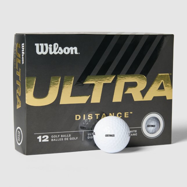 PELOTAS DE GOLF PERSONALIZADO WILSON ULTRA 500 PERSONALIZAR DE GOL (Embalaje)
