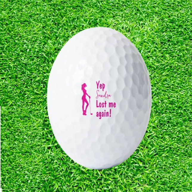 Pelotas De Golf Personalizados damas Golf Balls (Elegance Tees Off!)