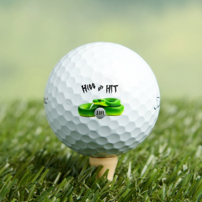Pelotas De Golf Personalízalo - Serpiente que silba (Camiseta in situ)