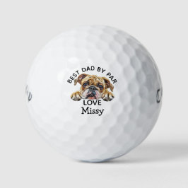 Pelotas De Golf Personalizar de Bulldog de Peeking