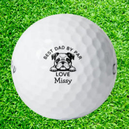 Pelotas De Golf Personalizar de cachorro de búsqueda de bulldog