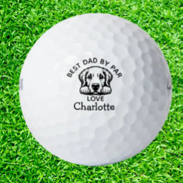 Pelotas De Golf Personalizar de cachorros de Peeking Labrador