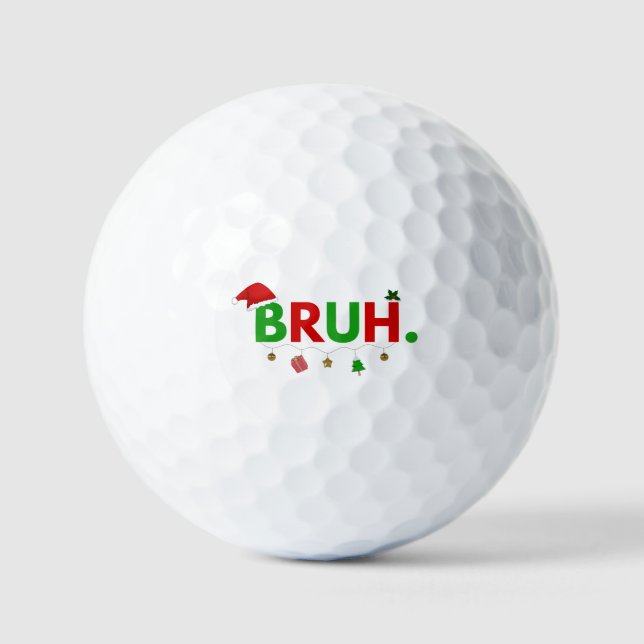 Pelotas De Golf Personalizar de este diseño: Navidades divertidos  (Anverso)