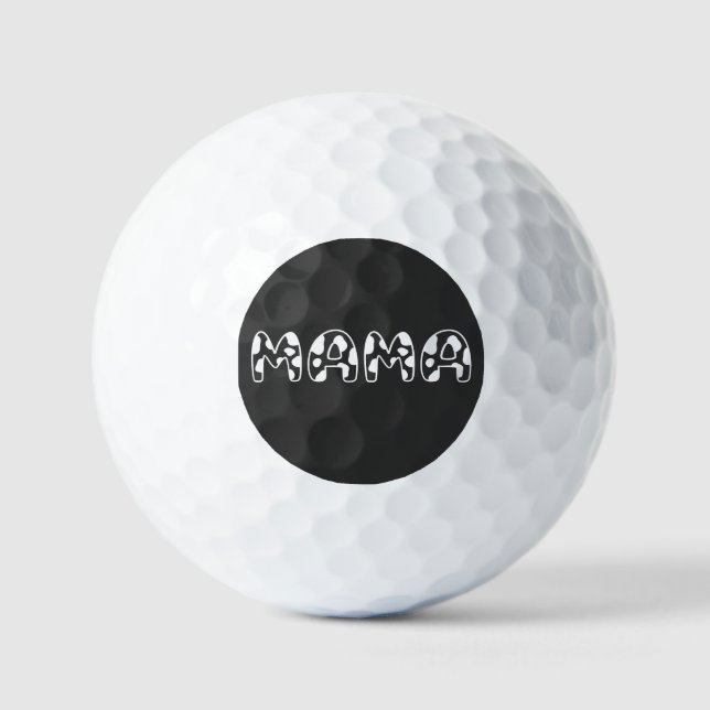 Pelotas De Golf Personalizar Este Diseño: Cumpleaños De La Madre V (Anverso)