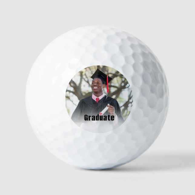 Pelotas De Golf Personalized Graduation Photo Keepsake Memory Gift (Anverso)