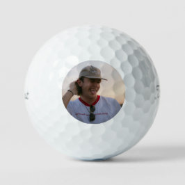 Pelotas De Golf Personalized Groom Face Bachelor Party Photo Funny