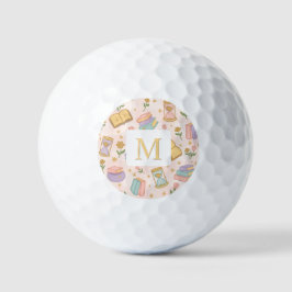Pelotas De Golf Personalized Magic Books Girl School Pink