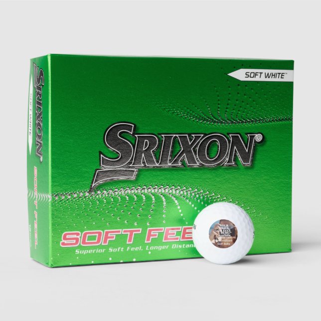 Pelotas De Golf Personalized Srixon Soft Feel Gift Custom (Embalaje)