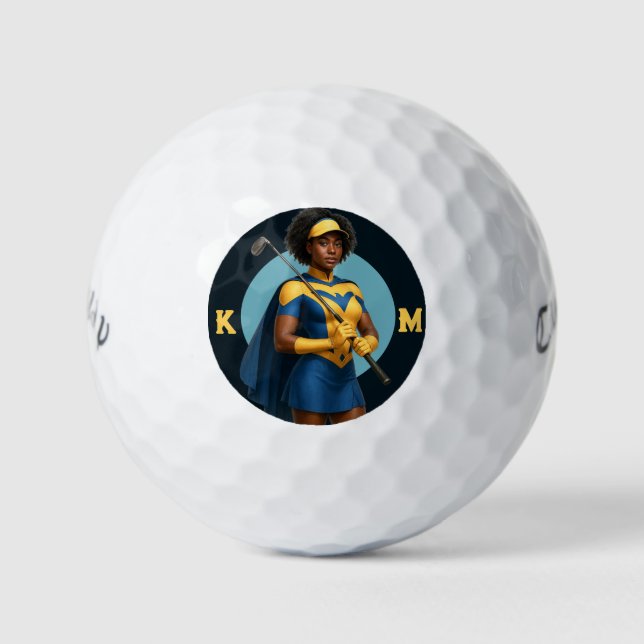 Pelotas De Golf Personalized Superhero Callaway Warbird Golf Balls (Anverso)