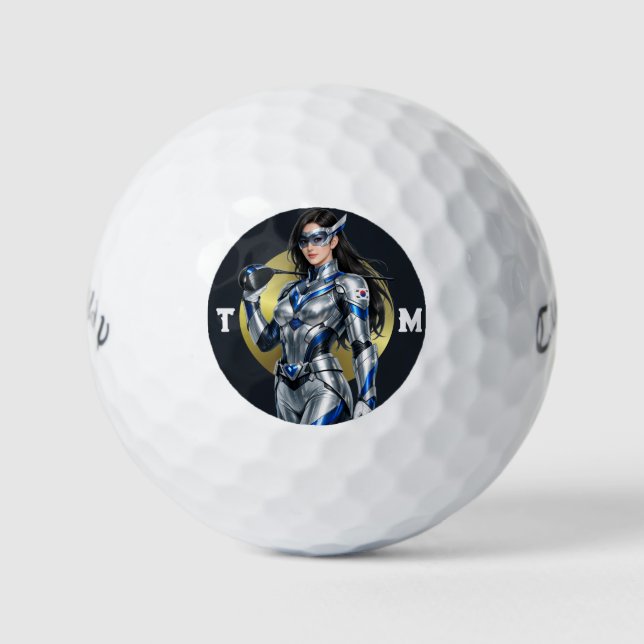 Pelotas De Golf Personalized Superhero Callaway Warbird Golf Balls (Anverso)