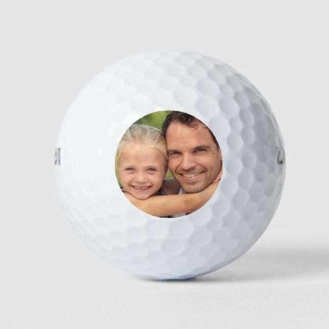 Pelotas De Golf Persönliches Foto Vorlage (Anverso)