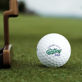 Pelotas De Golf Pertenezco a un Golfing Dad Name Golf Balls
