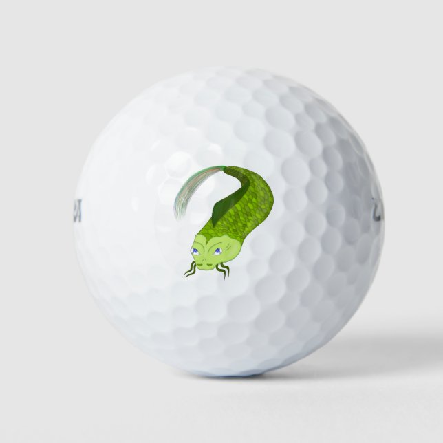 Pelotas De Golf Pescado de Greenish (Anverso)