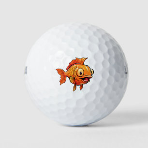 Pelotas De Golf Pescado de oro