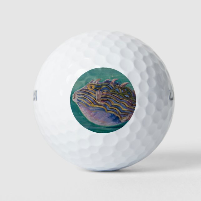 Pelotas De Golf Pescado tropical exótico (subacuático) (Marianne N (Anverso)