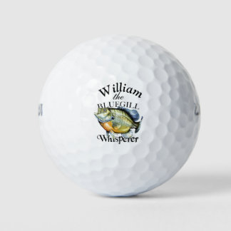 Pelotas De Golf Pescador de Bluegill Whisperer personalizado