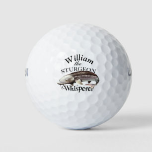 Pelotas De Golf Pescador de Sturgeon Whisperer personalizado