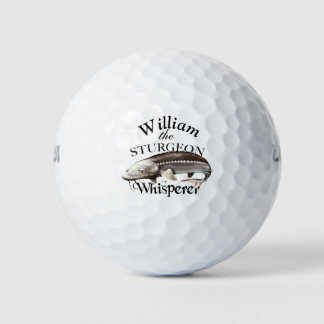 Pelotas De Golf Pescador de Sturgeon Whisperer personalizado