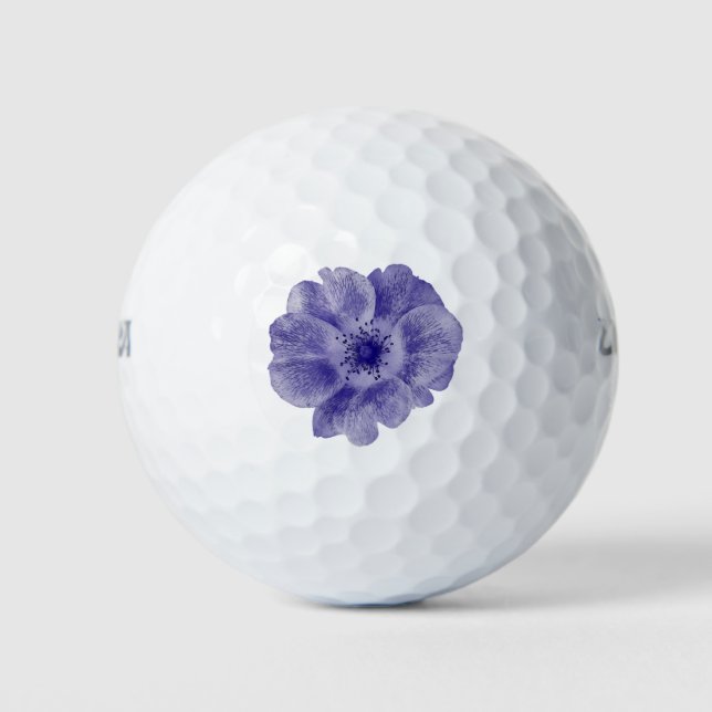 Pelotas De Golf pétalo azul retorcido (Anverso)