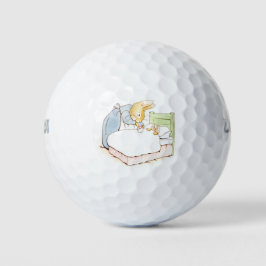 Pelotas De Golf Peter Rabbit en cama (alimentado por su madre)