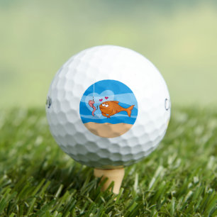 Pelotas De Golf Pez y carnada enamorados