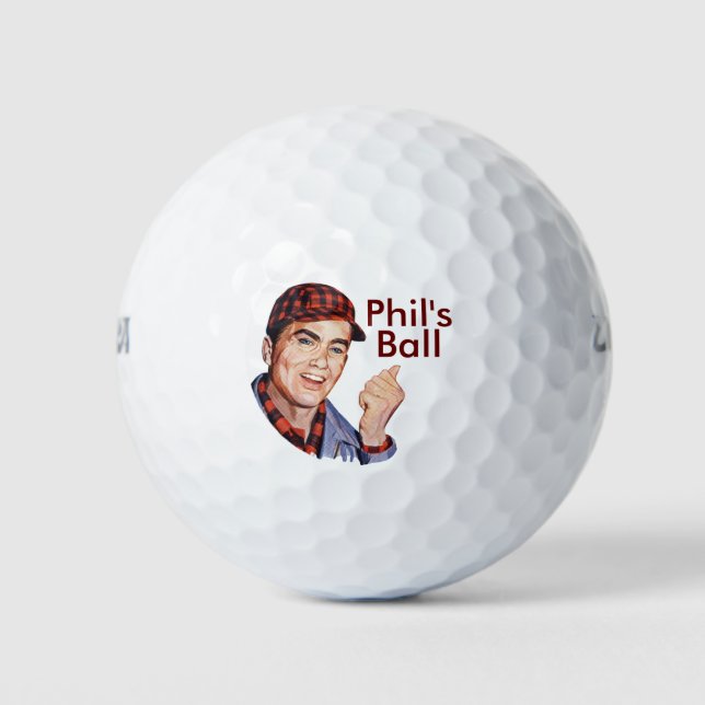 Pelotas De Golf Phil's Ball (Anverso)