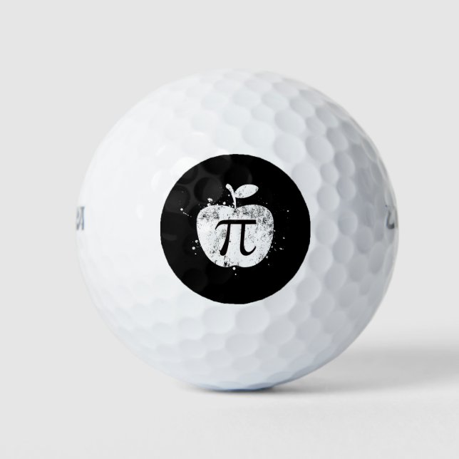 Pelotas De Golf Pi  Apple Pie Funny (Anverso)