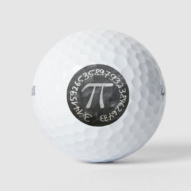 Pelotas De Golf Pi Day PiDay Chalkboard Education (Anverso)