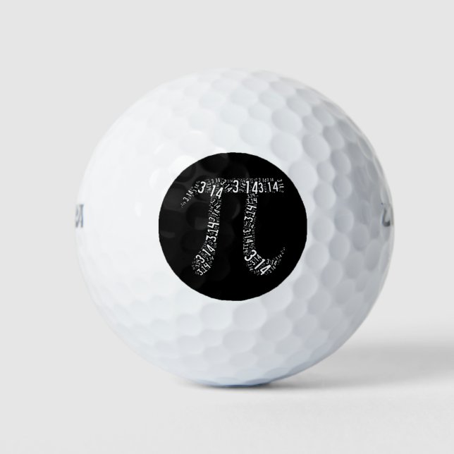 Pelotas De Golf Pi Maths Nerd (Anverso)