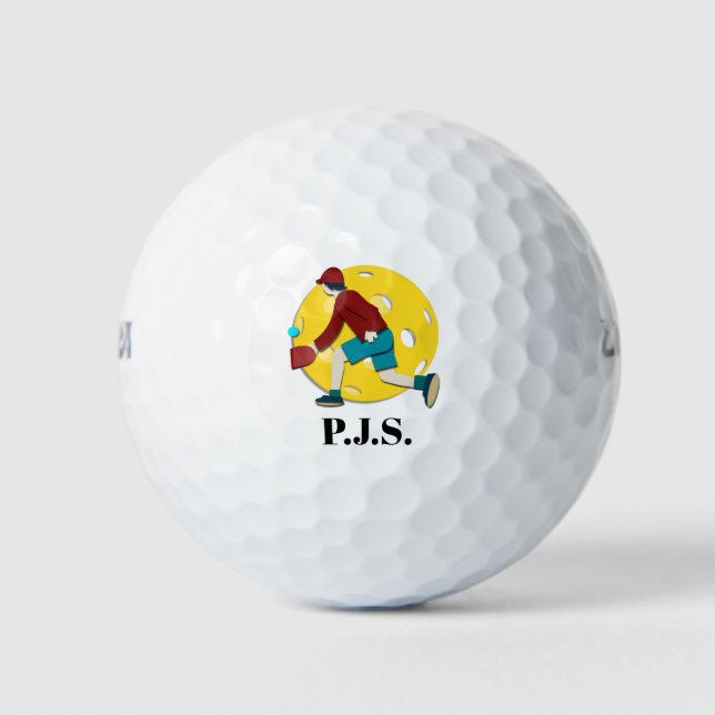 Pelotas De Golf Pickle Ball (Anverso)
