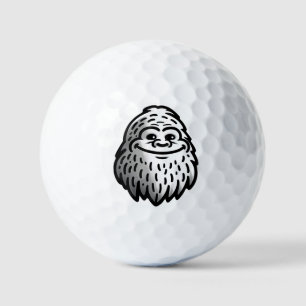 Pelotas De Golf Pie gigante sonriente - Vista Sasquatch