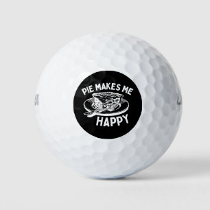 Pelotas De Golf Pie me hace feliz y gracioso