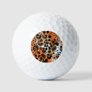 Pelotas De Golf Piel animal: patrón de leopardo creativo.
