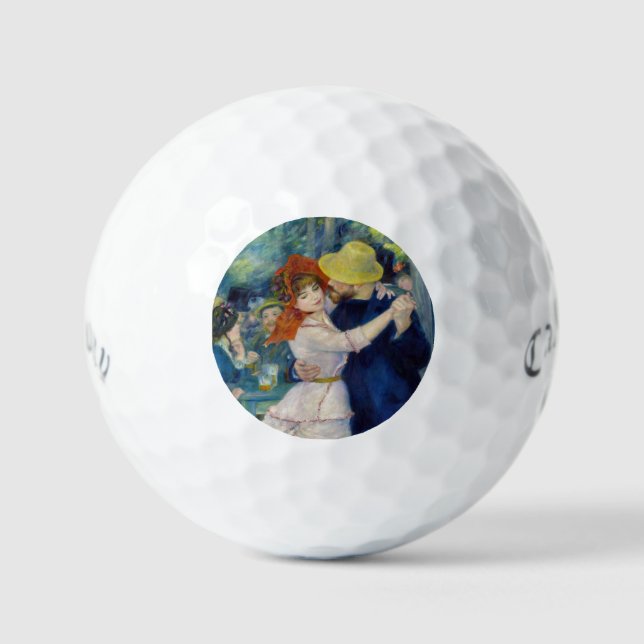 Pelotas De Golf Pierre-Auguste Renoir - Baile en Bougival (Anverso)