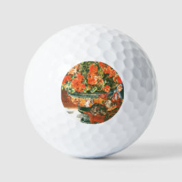 Pelotas De Golf Pierre-Auguste Renoir Geraniums And Cats