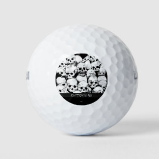 Pelotas De Golf Pile-O-Skulls