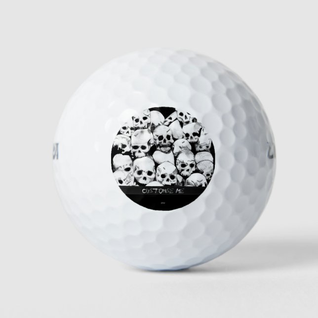 Pelotas De Golf Pile-O-Skulls (Anverso)