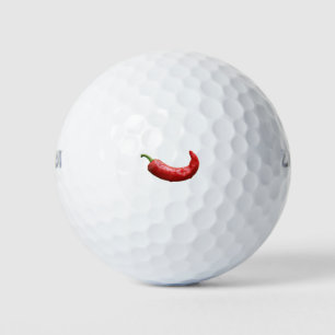 Pelotas De Golf Pimienta simple roja caliente de chile
